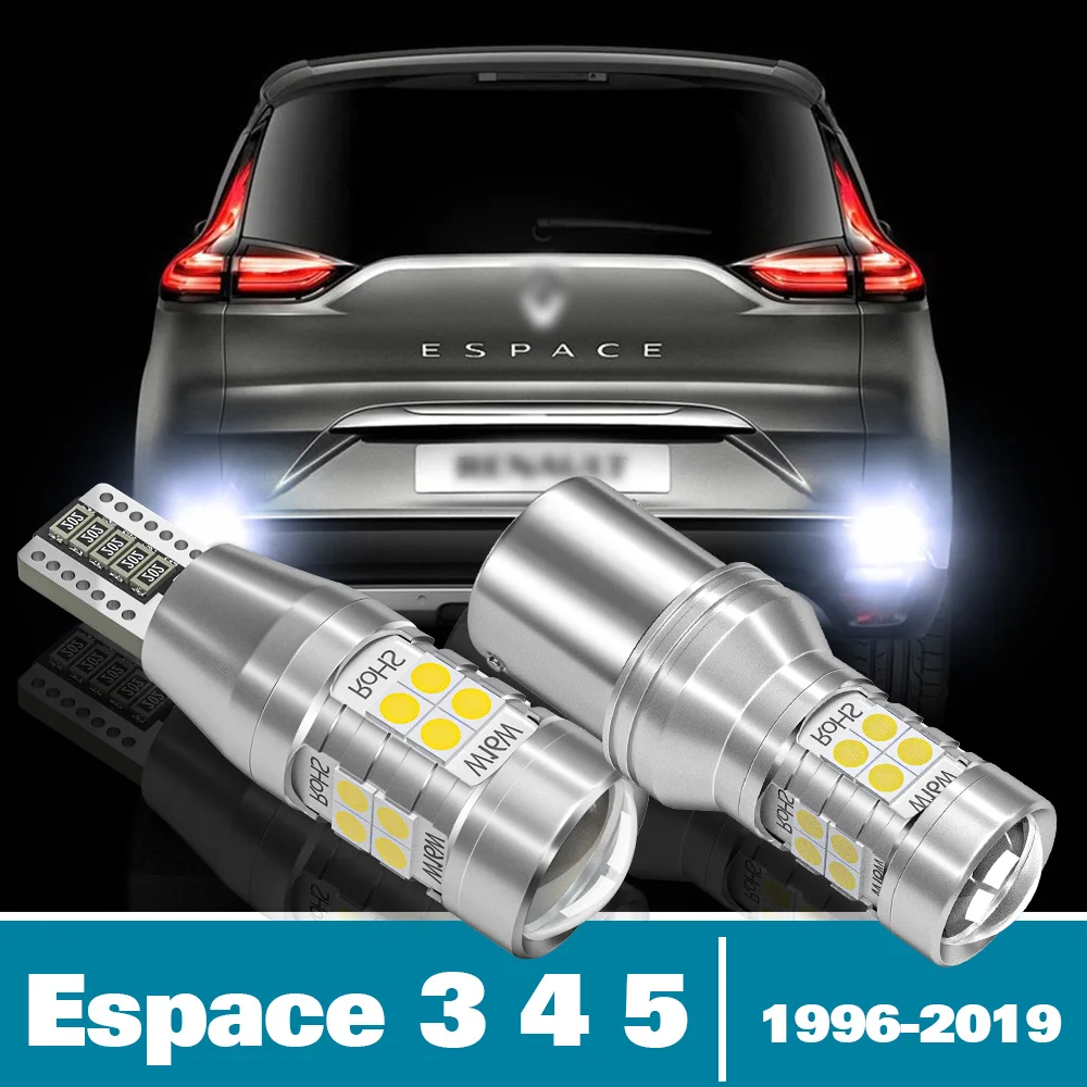 

2x LED Reverse Light For Renault Espace 3 4 5 Accessories 1996-2020 2012 2013 2014 2015 2016 2017 2018 2019 Backup Back up Lamp