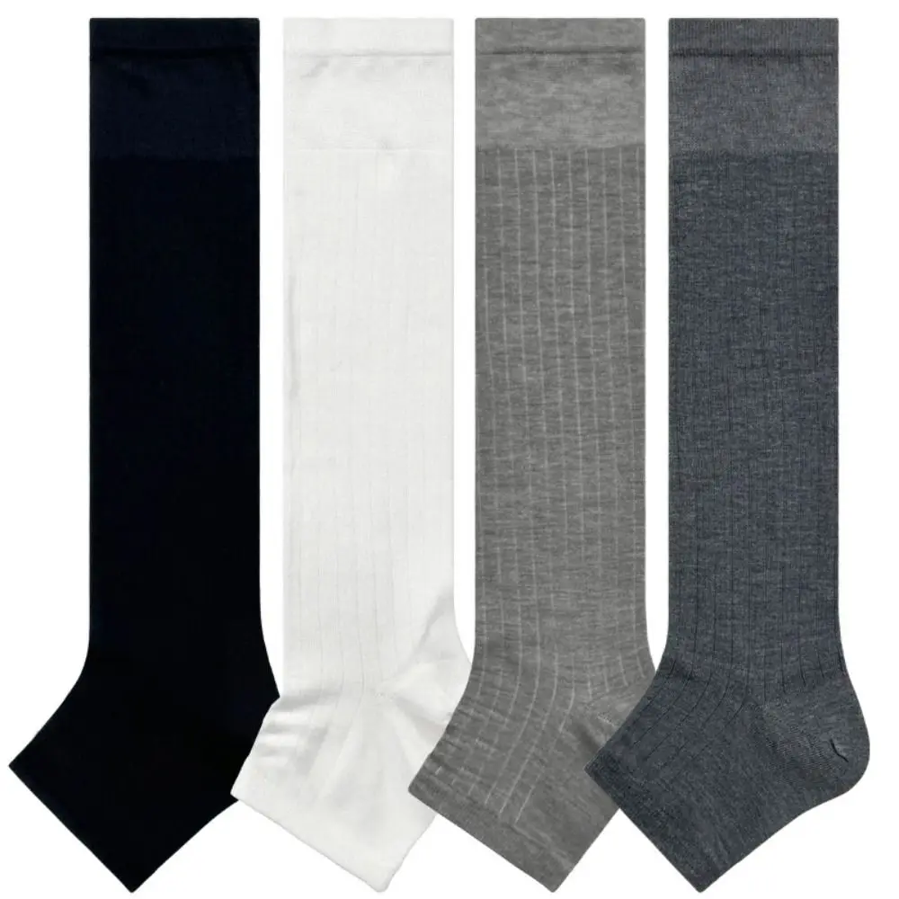 Calcetines hasta la pantorrilla Sweet Lolita JK, calcetín hasta la rodilla transpirable de Color sólido, medias ultrafinas de tubo medio de estilo japonés para niñas dulces