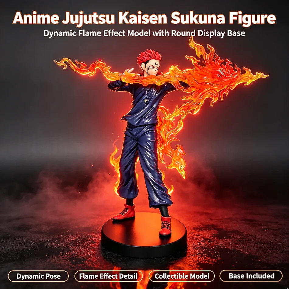 20 cm Jujutsu Kaisen Anime-Figur Yuji Itadori/Ryomen Sukuna Actionfiguren PVC-Statue Desktop-Ornament Sammelmodell Spielzeug Geschenk – Detail 1