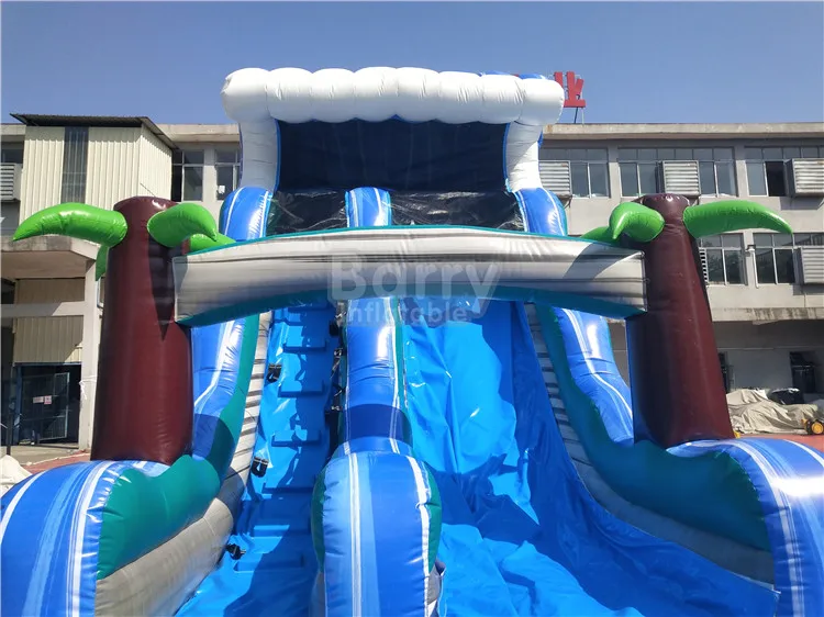 2023 سعر المصنع الأطفال ترتد منزل الشريحة المائية التجارية نفخ تفجير المياه الشريحة تصميم جديد #3