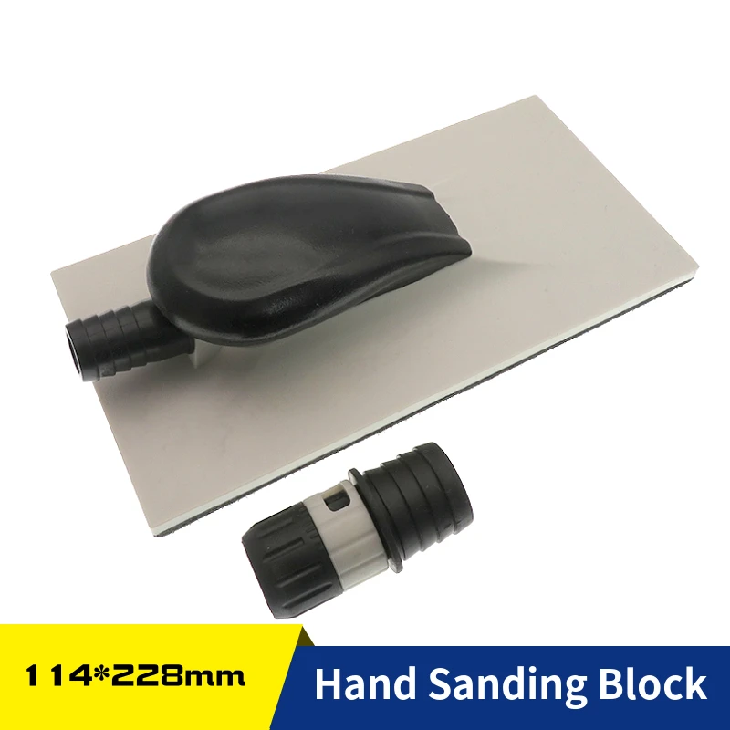 Hand Sanding Block, Dust Free Hook and Loop Mesh Hand Sander,  Grinding Tool for Dry Grinding and Polishing of Wood, Automotive