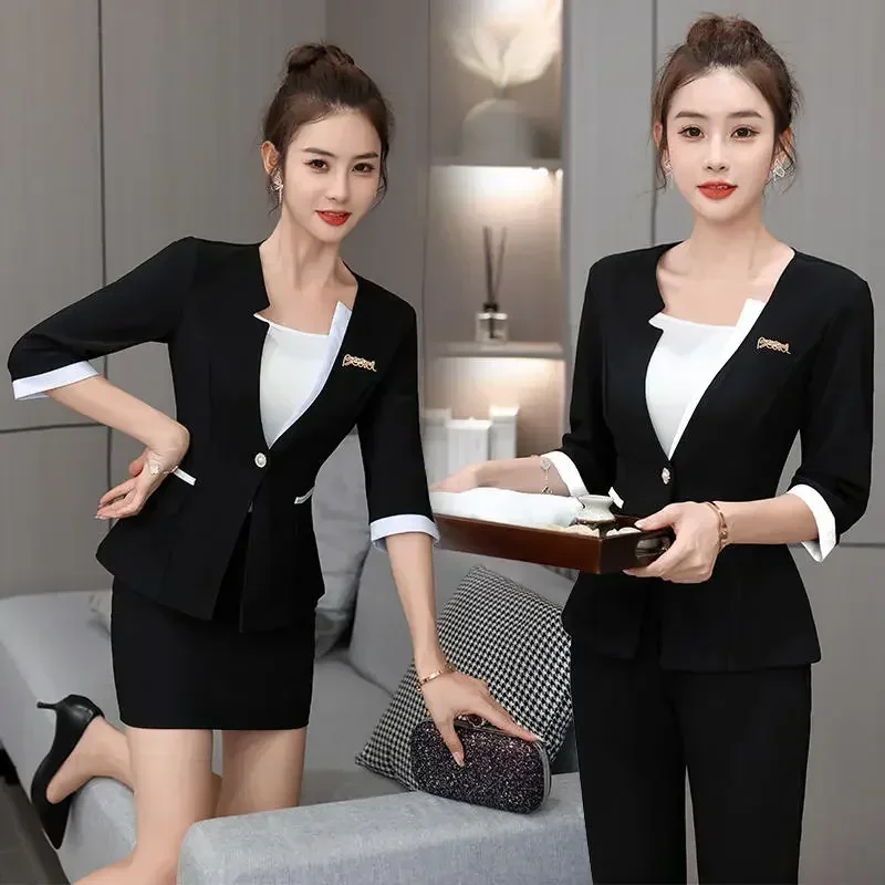 Uniform Restaurant Beautician Spa For Waiter Massage Clothes Sexy Woman Work Salon Outfit Cafe Esthetic Hotel Desk Beauty Nail