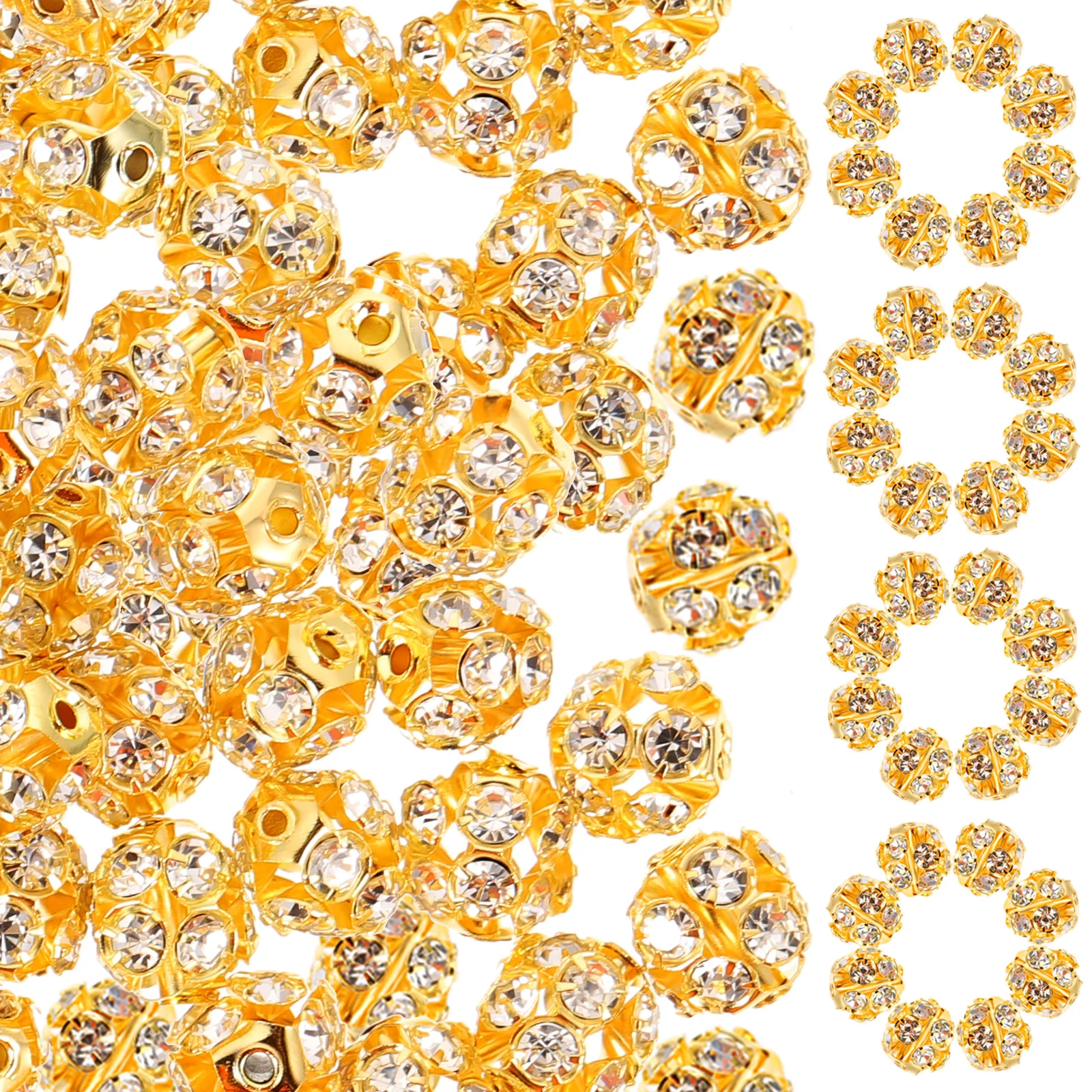 

Number Bracelet Beads Jewelry Making Supplies Round Jewellery Small