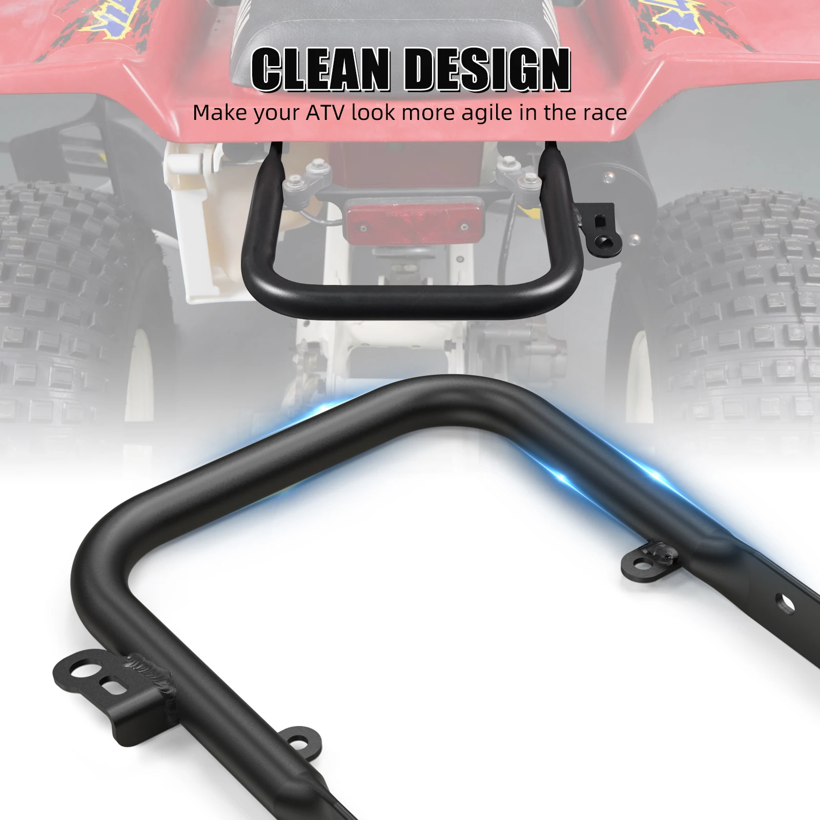 NICECNC for Yamaha Blaster 200 YFS200 1988-2006 YFS200SE Special Edition 2006 Rear Grab Bar Replaces 5KJ-2845R-00-00