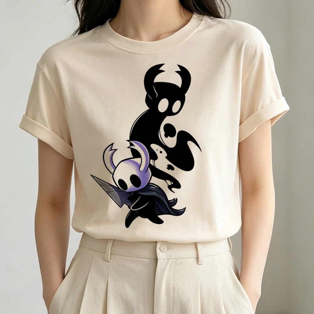 Hollow Knight tshirt girl gyaru funny clearance sales y2k grunge t-shirt manga Retro cheap