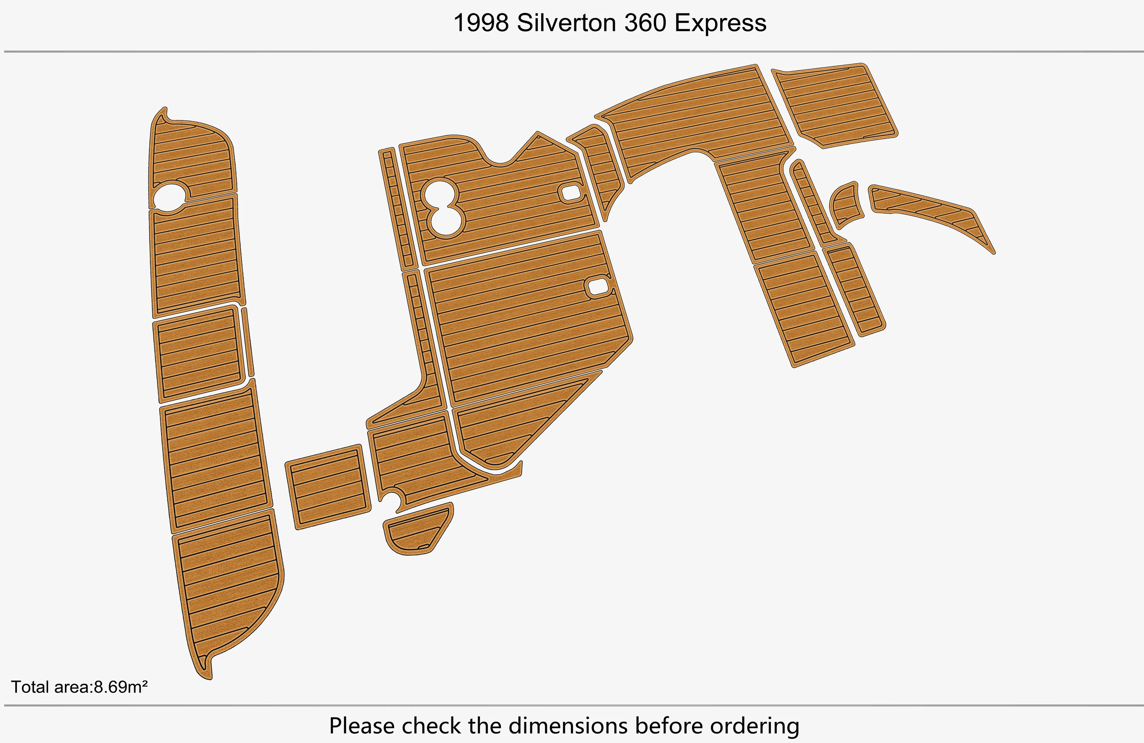 1998 Silverton 360 Express 1/4