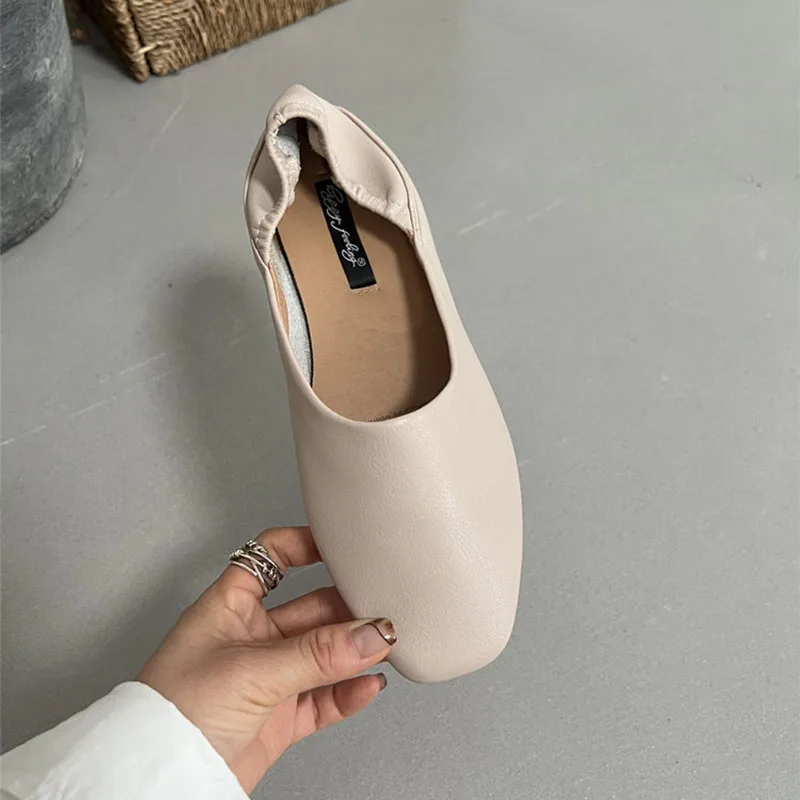 Damen-Ballettschuhe, Lässige Weiche Damenschuhe, Tanzschuhe, Neue Frühlings- und Herbstmode, Flache Slip-On-Schuhe für Damen – Detail 2