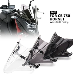 Motorcycle Windshield Windscreen Visor Fits For HONDA CB 750 Hornet CB750 HORNET 2023 Wind Deflector Shield Screen With Bracket