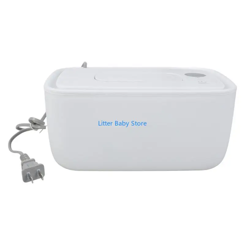 N80C Просторный нагреватель для влажных салфеток для детей с эффективным контролем температуры, безопасным закругленным краем и