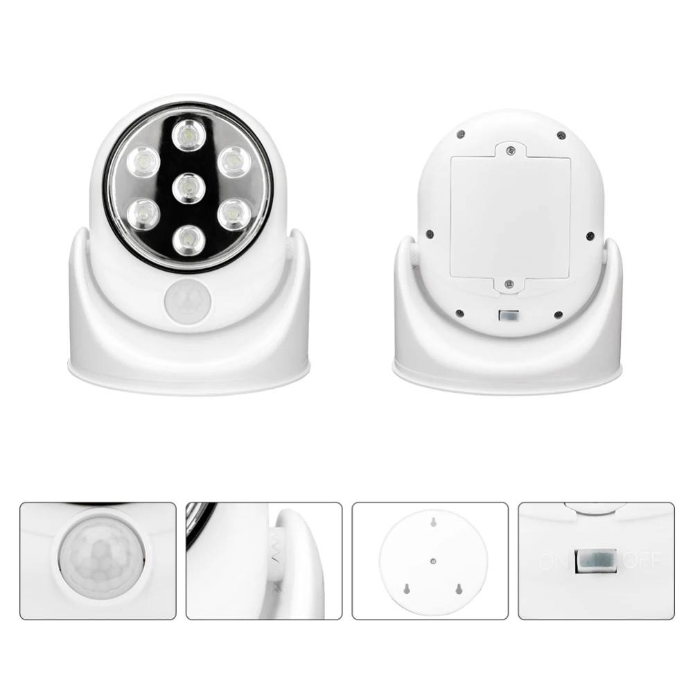 Sensor Light 7 Lights Motion Smart Wall Battery Powered For Bedroom Home Closet Lighting Led Night Lights Sensor Night Light