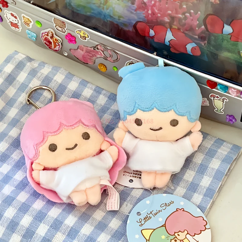 متوفر في المخزون الأصلي التوأم ستار حقيبة اليابانية لطيف أفخم قلادة الطعم القديم لطيف دمية الحلي مفتاح سلسلة الحلي هدية #6