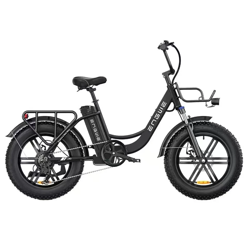 Electric Bicycle 48V13Ah750W Motor 20*4.0 Inch Fat Tire Ebike 140km Mileage Off-road Mountain City commuting Women Electric Bike