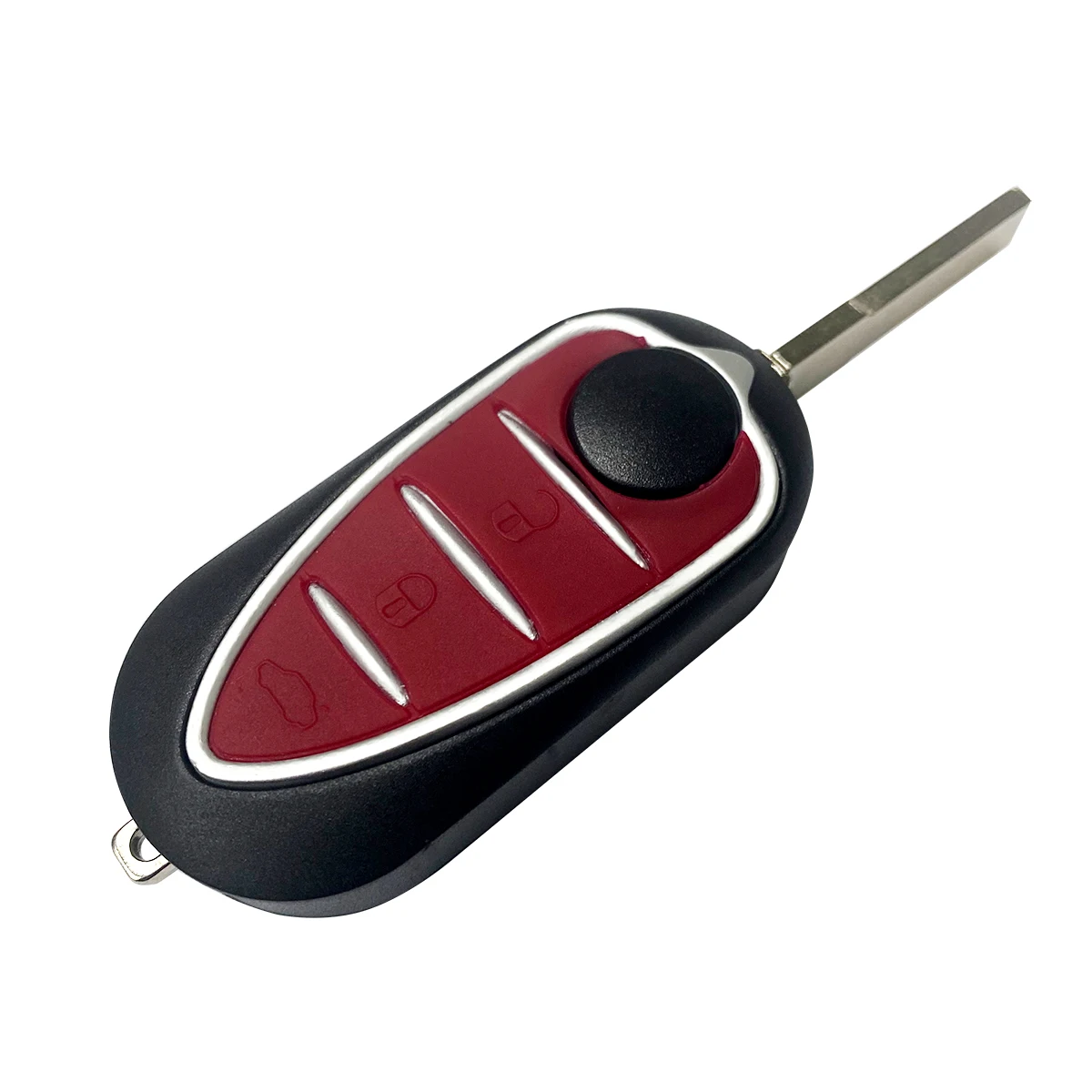 Okey Remote Car Key Shell For Alfa Romeo Mito Giulietta 159 GTA Key Fob Red SIP22 Blade 3Button Flip Folding Shell Cover Case