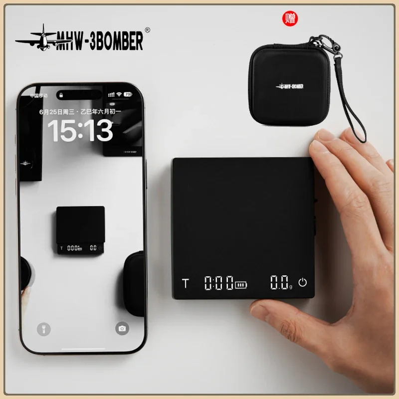 

MHW-3BOMBER Little Magic Cube 3.0 Pro Max Micro Espresso Coffee Scale Hand Drip Coffee Scale Timer&Precision Weighing Function