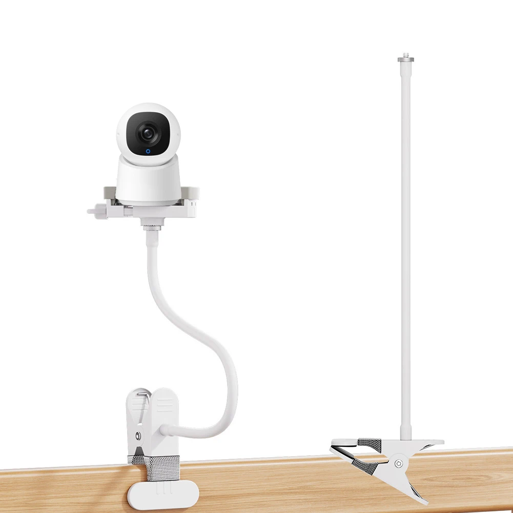 Flexible Clamp Mount Holder For Eufy Security Indoor Cam C220 Mobilephone Camera Clamp Bracket For Crib Easy Installation
