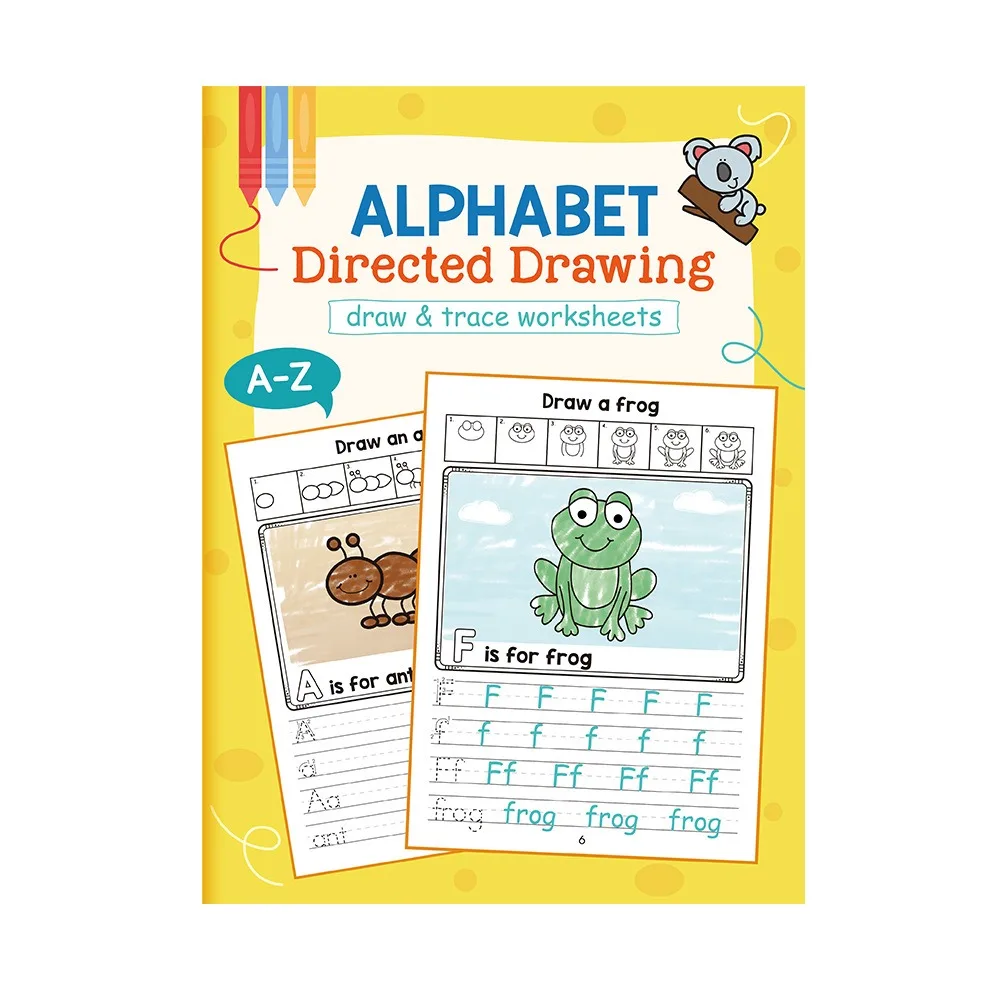 Educational Alphabet Dab Workbook Find and Coloring Letters Exercise Tracing Letters Workbook Learning Alphabet Directed Drawing