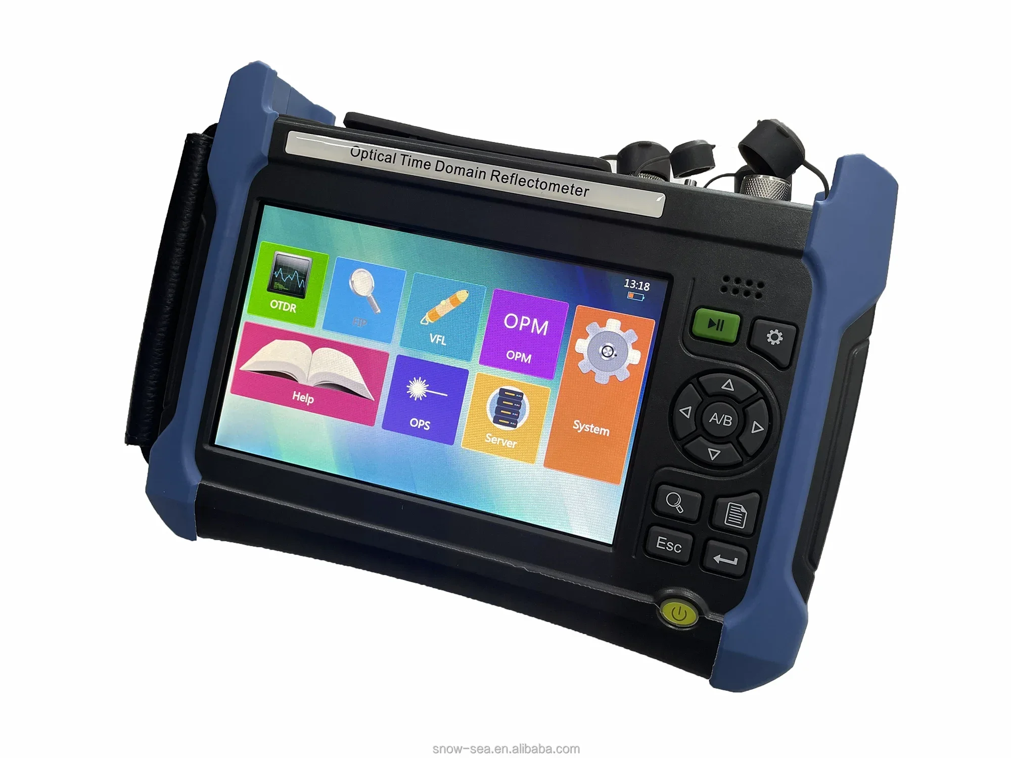 1310/1550/1625nm PON OTDR with 37/36/37dB Dynamic Range and Touch Screen