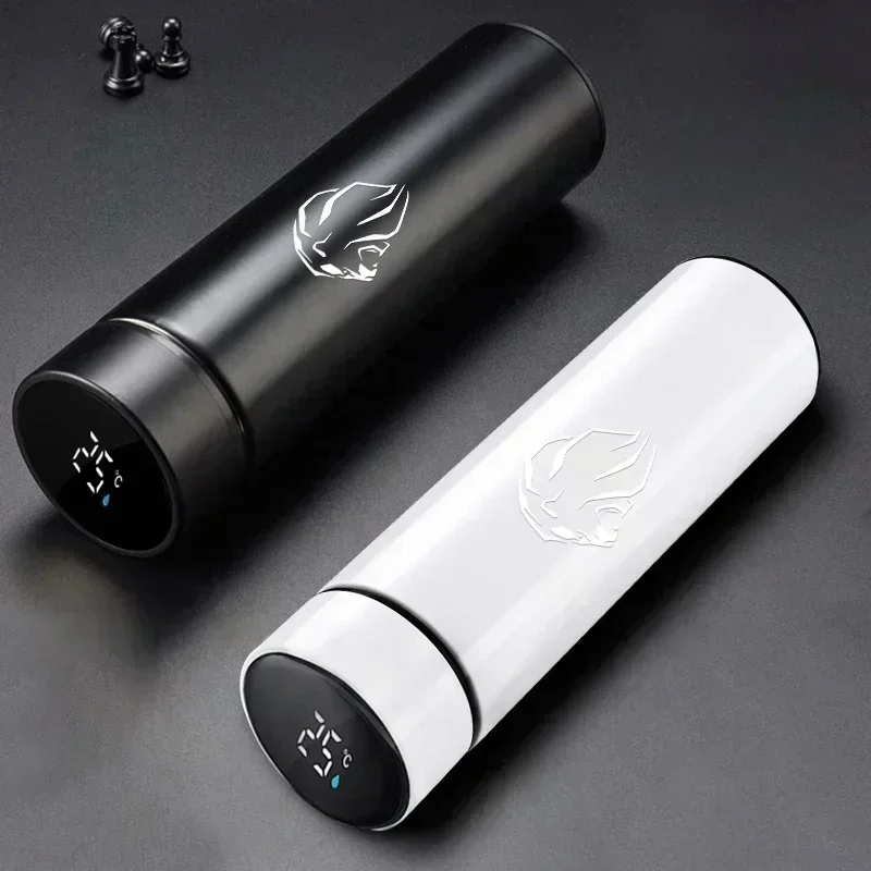 Car logo Stainless Steel Vacuum Thermal Flask Thermos For Peugeot 407 508 2008 5008 307 308 3008 206 207 208 107 106 205 4008