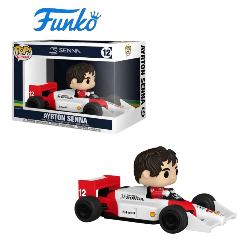 

Genuine Funko Pop Ayrton Senna McLaren Motorist Figures Super Deluxe Decor Model Doll Limited Collectible Surprise Toys Gift