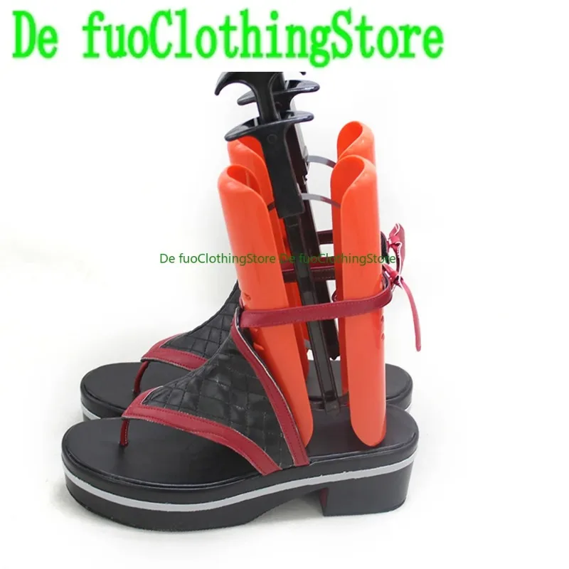 Defuo Genshin Impact Shinobu Cosplay Shoes Boots GameAnime  Role-playing Halloween Party Props Shoes Boots