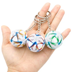 PU Leather Football Souvenir Key Chain Men Women Soccer Fans Keychain Pendant Key Ring Gift Bag Charms Accessories