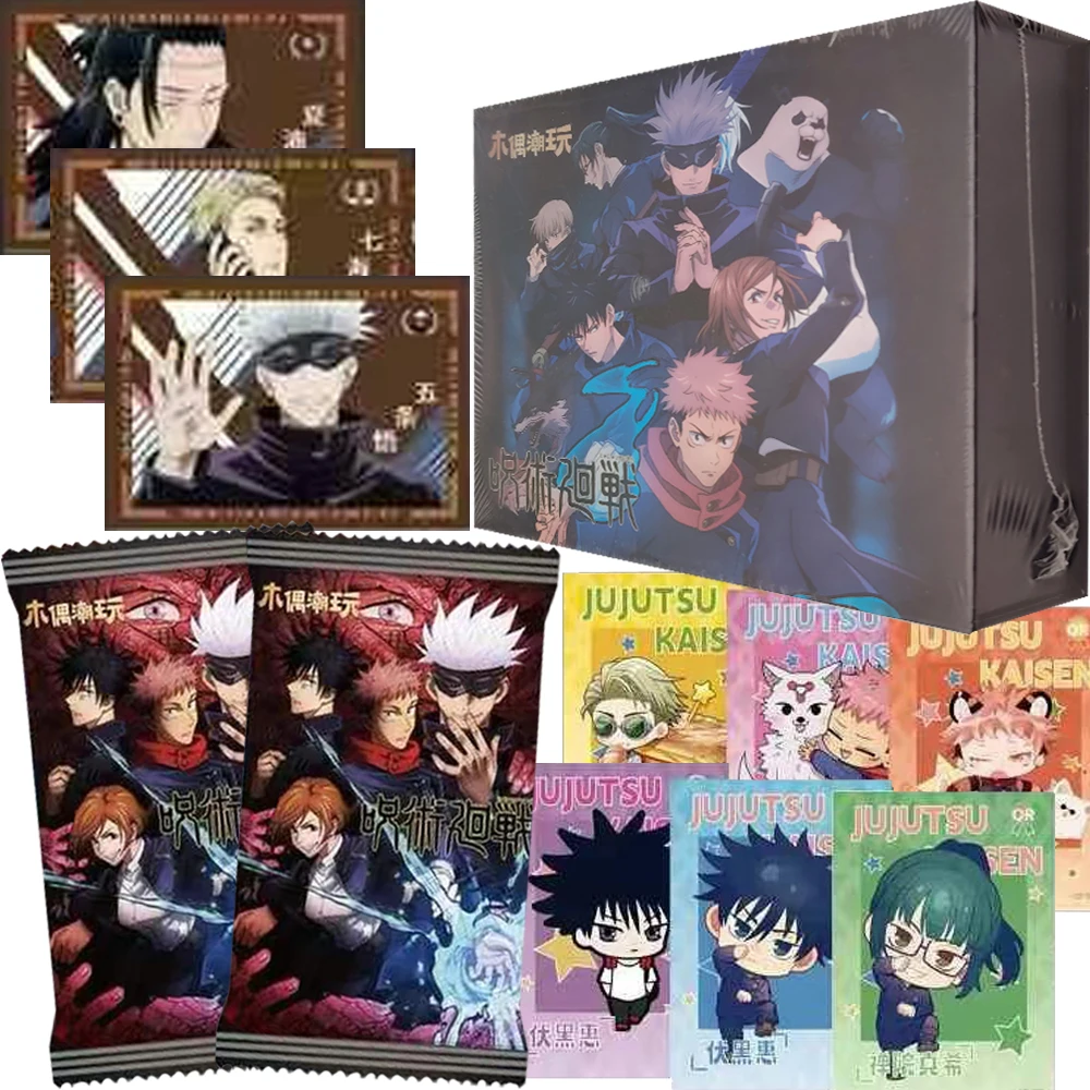 

Japanese Anime Jujutsu Kaisen Collection Cards Kugisaki Nobara Gojo Satoru Fashion Trend Charm Character Peripheral Cards Gifts