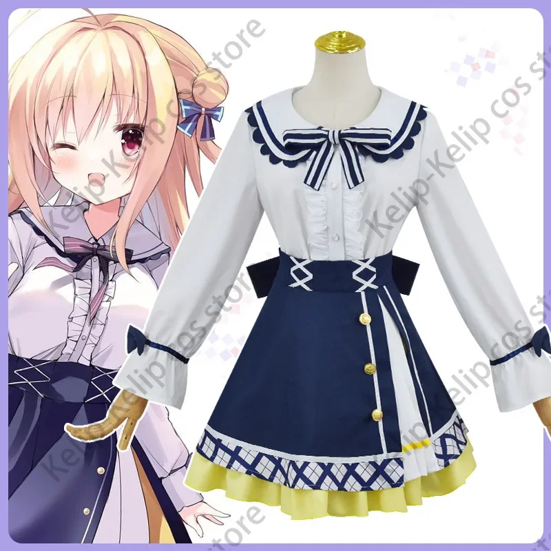 Anime Spel Hamidashi Creatieve Izumi Hiyori Cosplay Kostuum Pruik Mooie Shirt Rok Lolita Vrouw Sexy Halloween Carnaval Pak