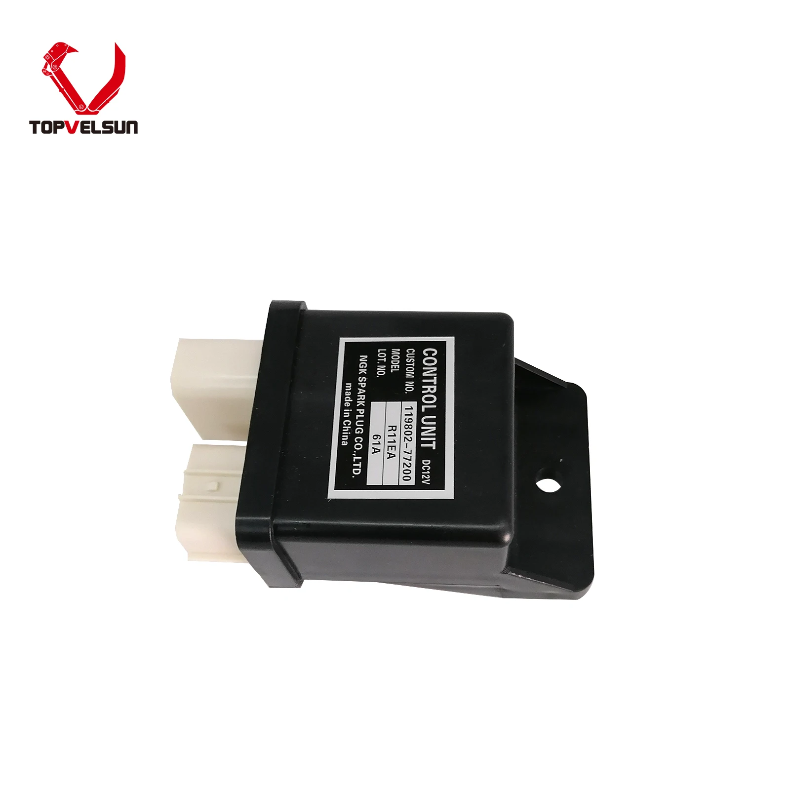 TOPVELSUN Safe Relay 119802-77200 Suitable for Komatsu 4D94LE-2 4D88E-6 4D88-6 3D82AE-6 3D88E-6 Engine ZX-3 ZX14-3 ZX16-3 ZX18-3