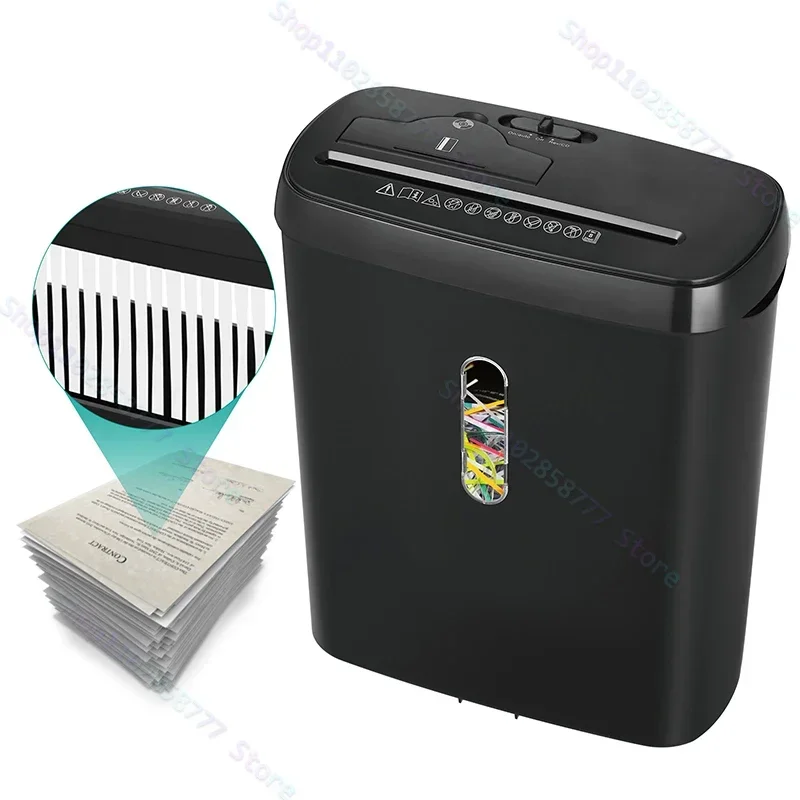 

Sd108p Shredder Office 12l Large Capacity Electric File Strip-shaped Confidentiality Level 9 Sheets Shredded Paper Wholesale