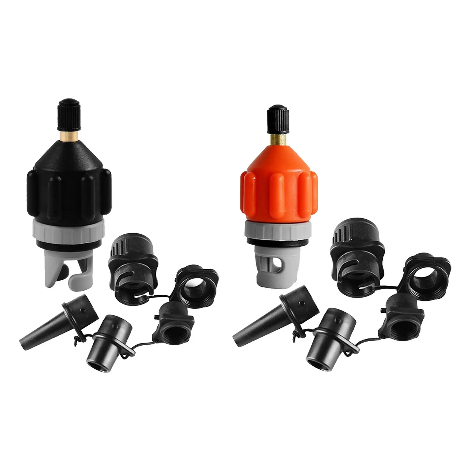 محول صمام مضخة SUPs القابل للنفخ ومحول مضخة هواء فوهة لسرير كاي