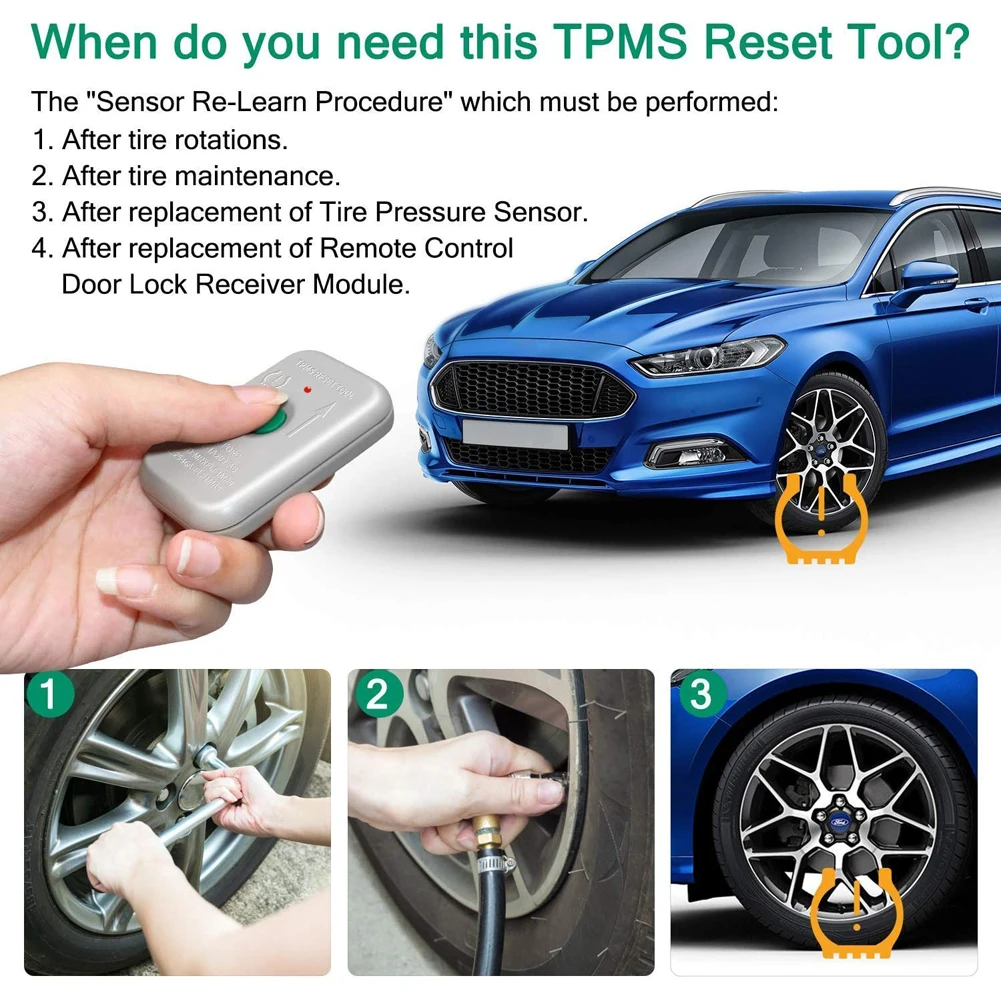 أداة إعادة ضبط ضغط الإطارات TPMS ، أداة إعادة الضبط لسيارة TPMS ، أداة إعادة الضبط لسيارة TPMS ، Mazda-ange ، 8c2z-1a20-a