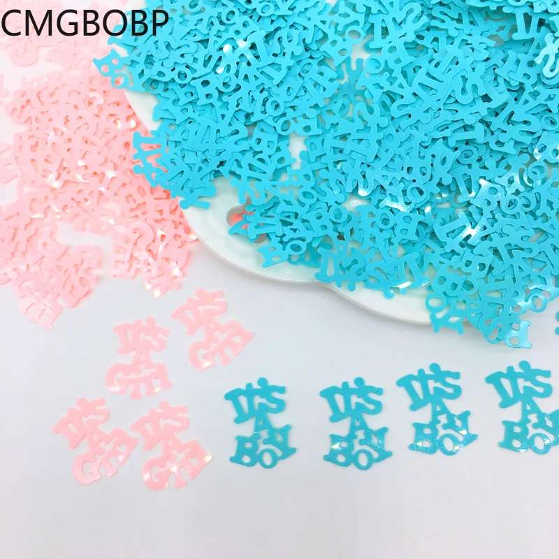 It's A Boy Confetti Pink Blue Christening Party Confetti It Is A Girl Baby Shower Confetti Sprinkles Scatters Table Decoration