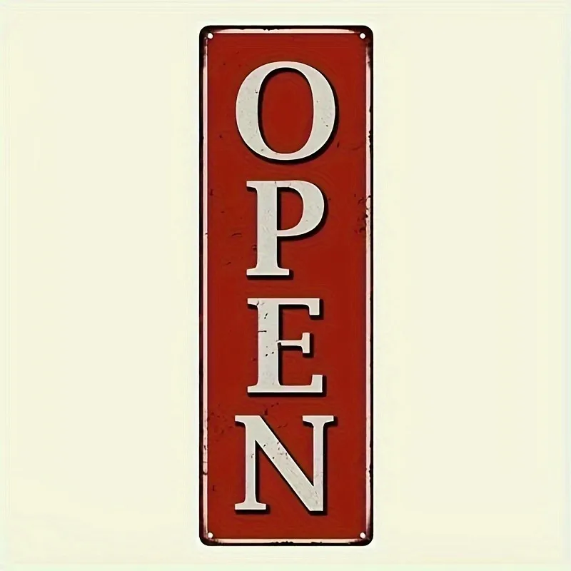 Artistic Retro Metal Tin Sign Vintage Antique Plaque for Man Cave Durable Tin Material Perfect for Auto Entryway Garden Room