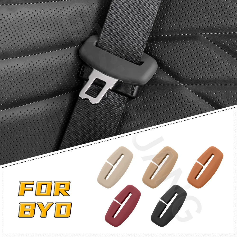 

Car Seat Belt Buckle For BYD Han Song Tang Qin PLUS Atto 3 Seat Belt Plug Protective Cover Silicone Car Interior Accessories