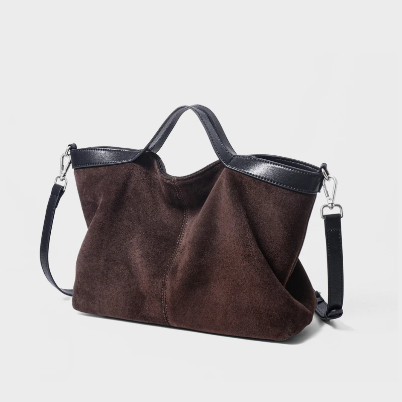 

Jonlily Women Genuine Leather Shoulder Bag Female Handbag Totes Casual Crossbody Bag High Capacity Commuter Bag Purse -KG2107