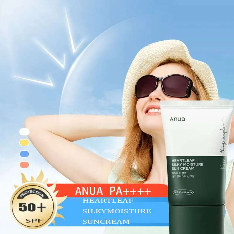 

ANUA Sunscreen SPF50+ PA++++ Face and Body Moisturizer, Waterproof and Sweatproof, Lightweight and Non-Greasy