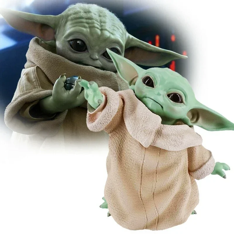 8cm Disney Toy Master Baby Yoda Darth PVC Action Figure Anime Figures Collection Doll Mini Toy Model for Children Gift