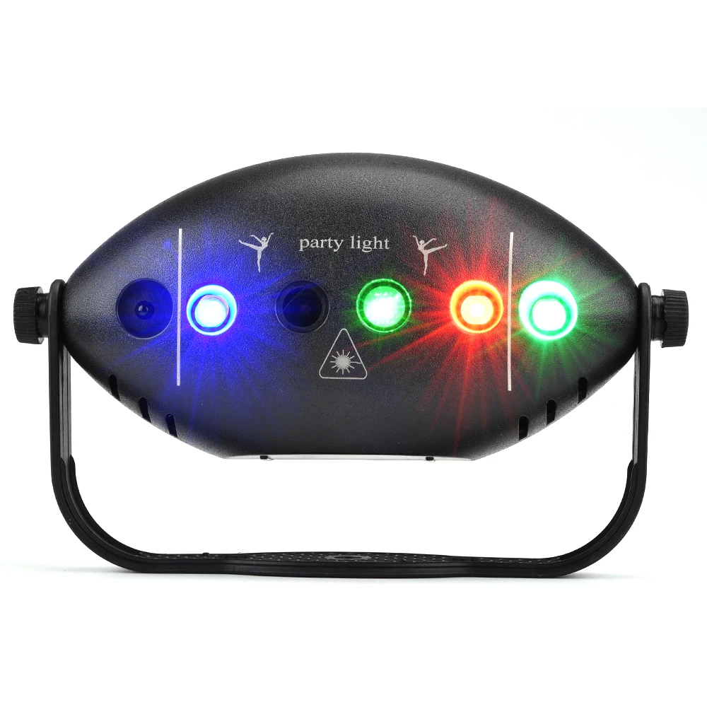 

Rechargeable Laser Projector for Stage DJ Disco Rugby Rechargeable Red Green Blue Strobe Lights Club Home Holiday Christmas