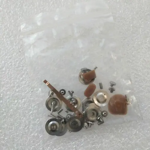 1Set Flute Parts: Shaft roller + Screws + Pads + Accessories