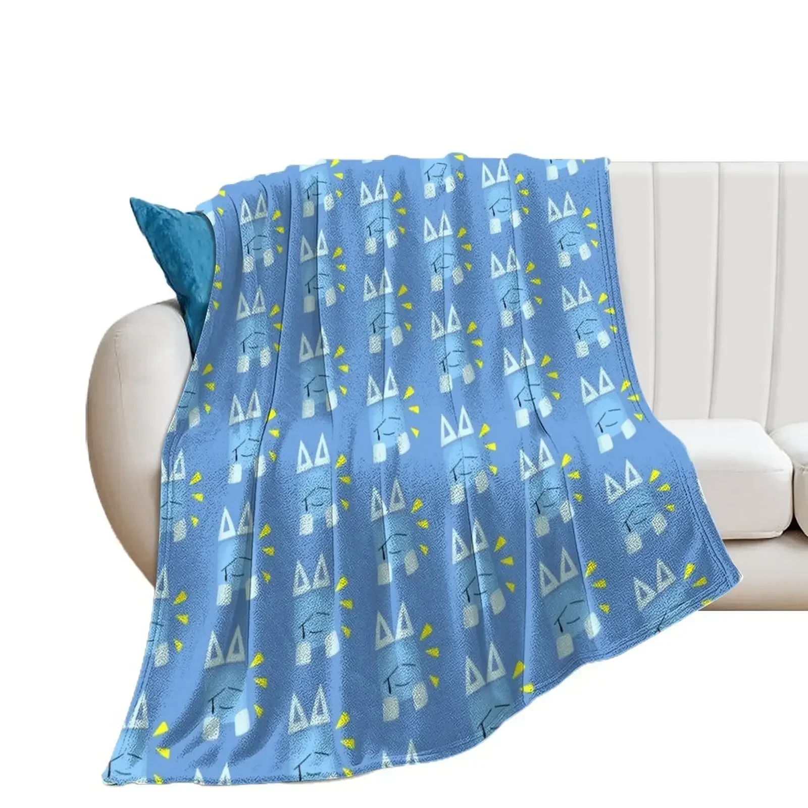 

Sad Cube Throw Blanket For Sofa Thin Luxury Thicken Blankets