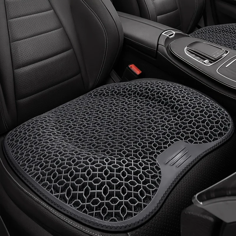 1PC Honeycomb Gel Seat Cushion Breathable Ergonomic Chair Pad for Car Office Home, Washable Lightweight Support