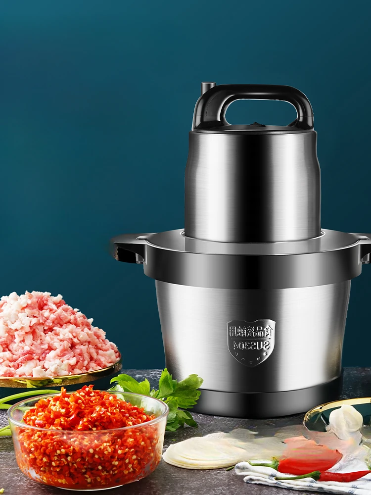 

Multifunctional household electric 6 liter large capacity mixer dumpling high power meat filling cooking machine