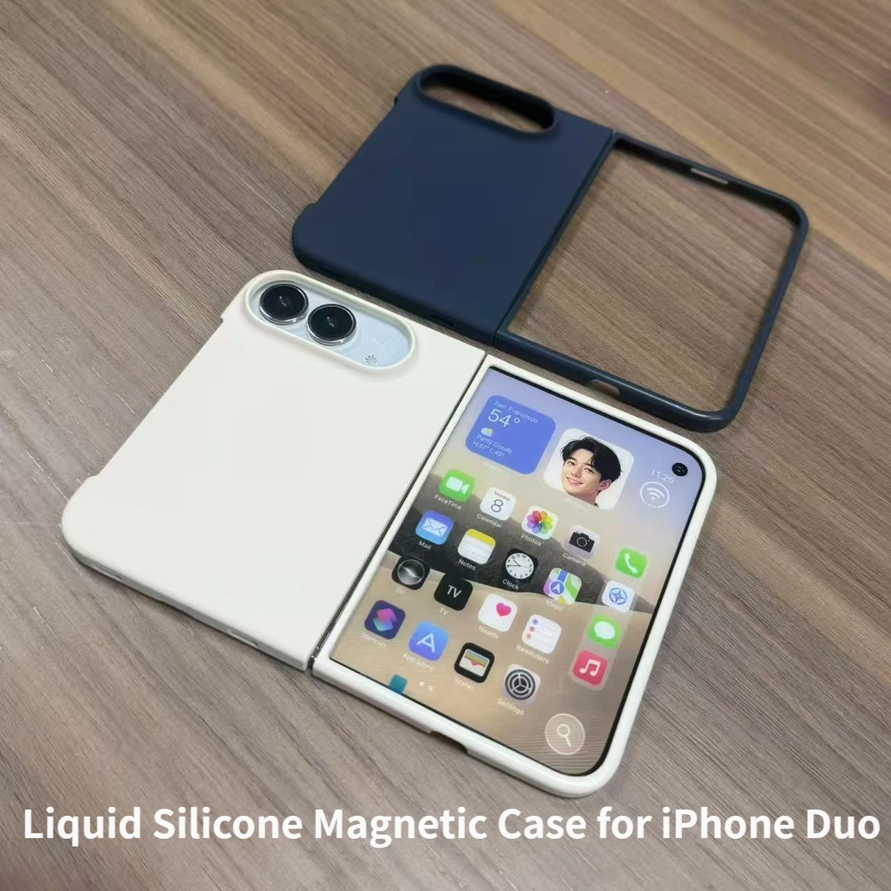 New Liquid Silicone Magnetic Case for iPhone Duo Compatible with Magsafe Wireless Charging Compatible For iPhone Duo