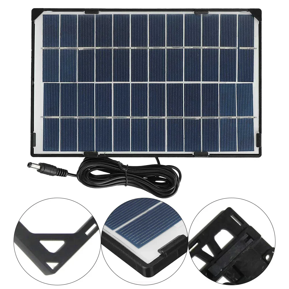 

6W12V Solar Panel Energy Panel Outdoor Camera Fan Solar Garden Lighting Portable Camera Courtyard Light Solar Charging Panel