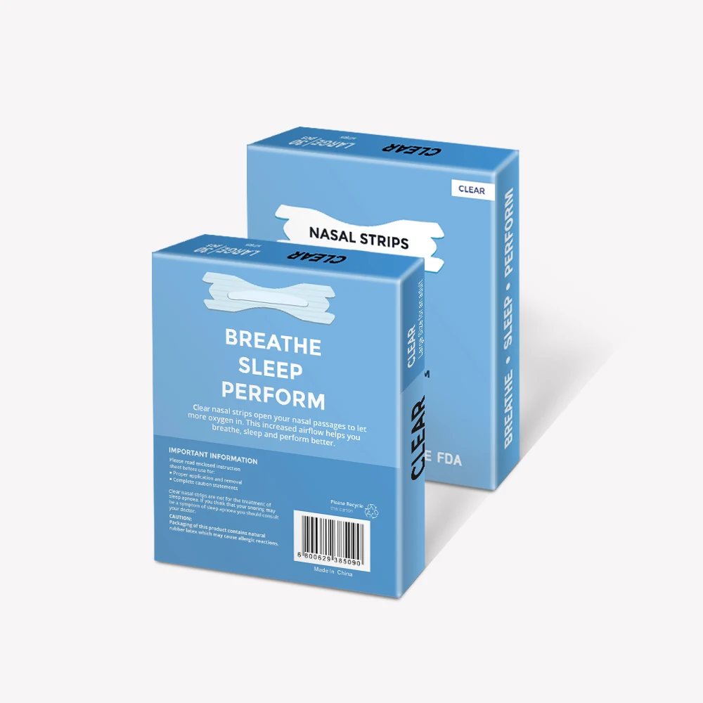 30pcs/Box Transparent Nasal Strips Better Breath Anti Snore Patch Reduce Snoring Anti-snoring Aid Snoring-prevention