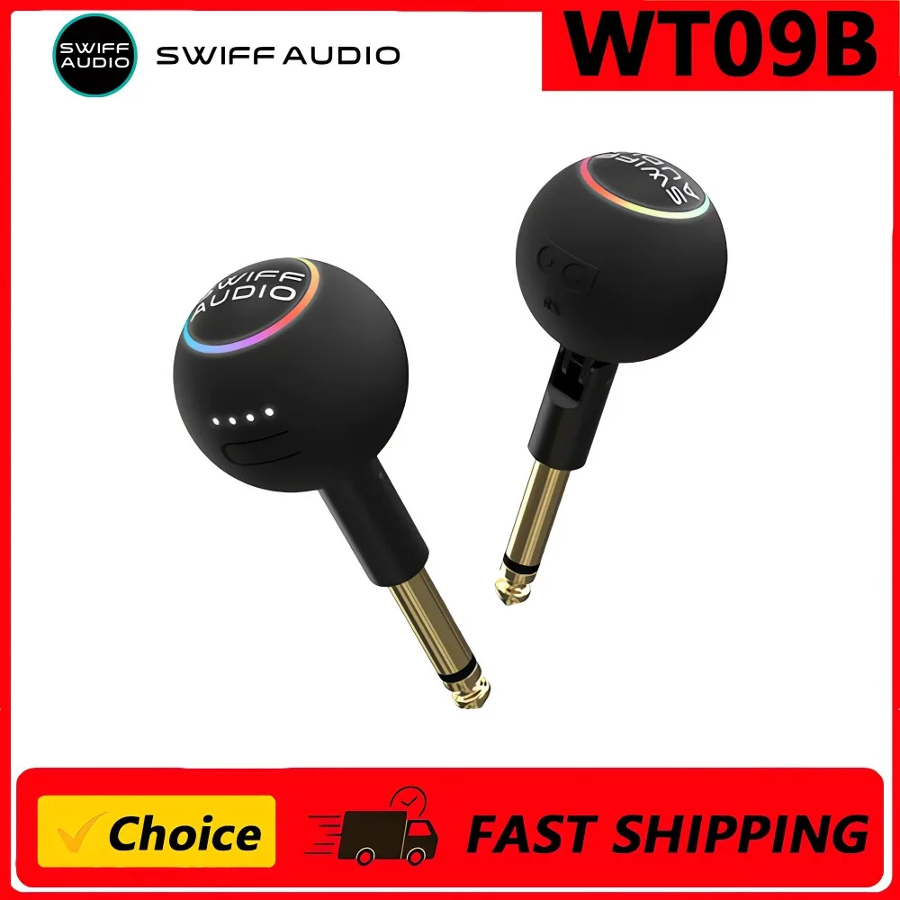 Swiff  WT09B Electric Guitar Audio Wireless Transmitter and Receiver for Electric Wind Instruments and Bass