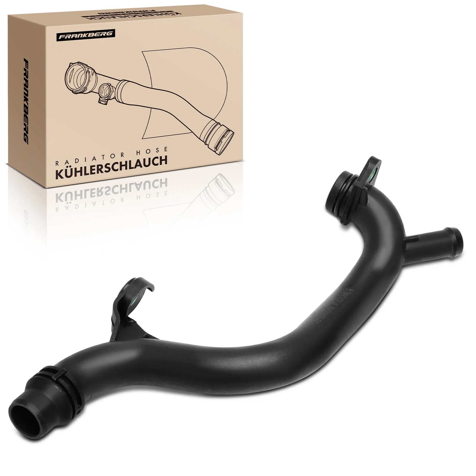 Frankberg 1x Radiatorslang Koelwaterslang voor VW Multivan Transporter T5 T6 Audi A4 8K A5 8T A6 4G Q5 2.0L CHP0774