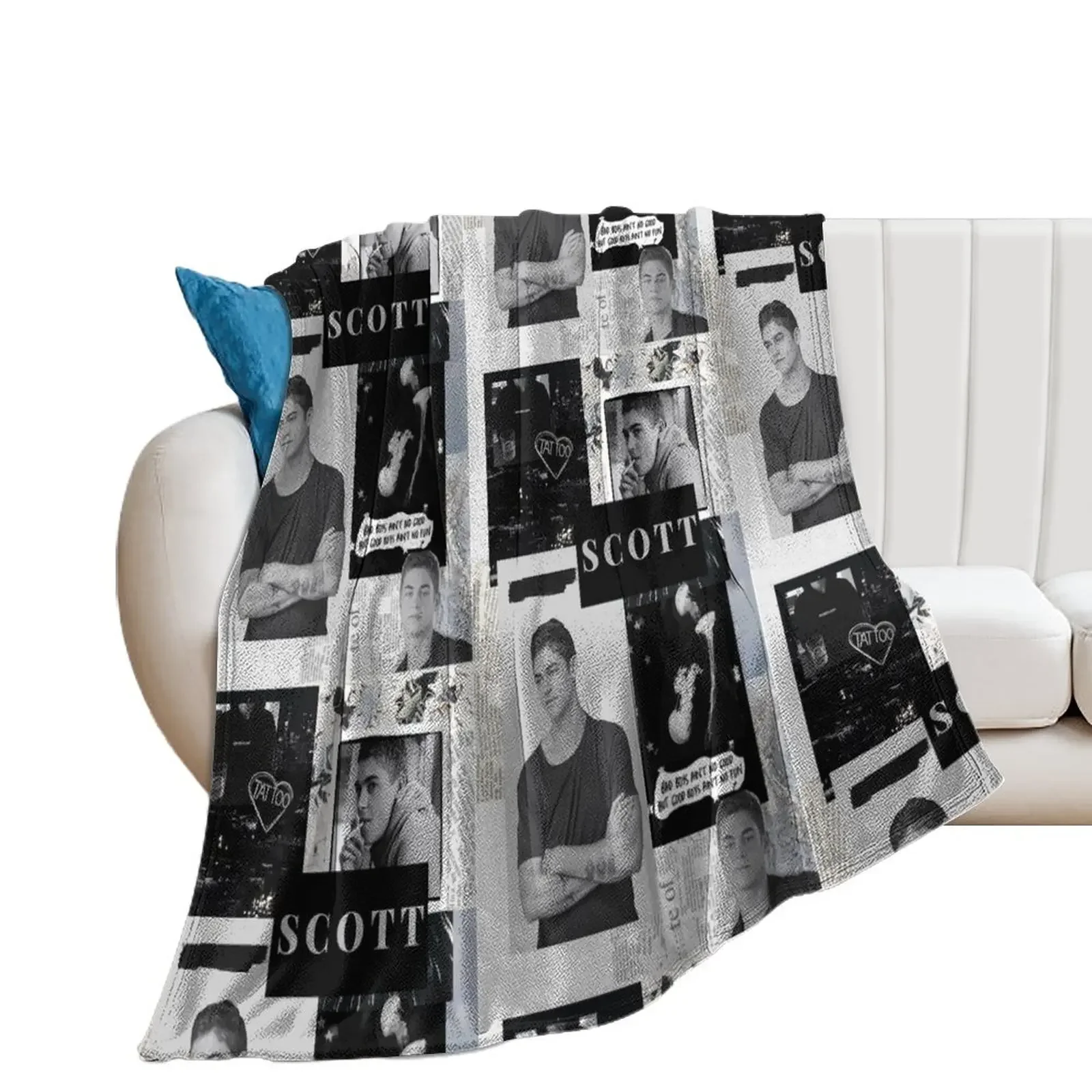 Bad boys ain't no good but good boys ain't no fun (Hardin Scott/Hero Fiennes Tiffin) Throw Blanket valentine gift ideas Blankets