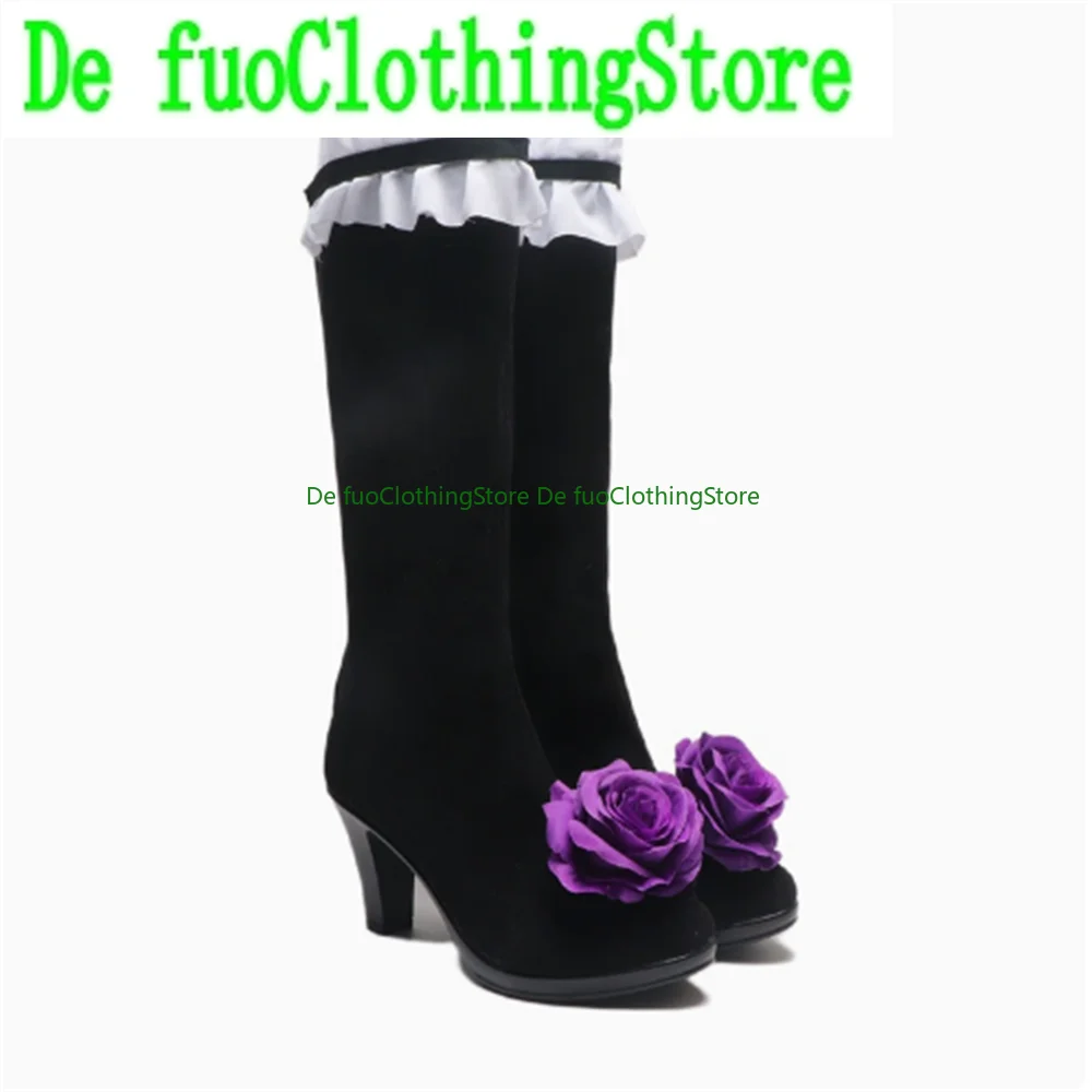Defuoclothing mercúrio lampe rozen donzela cosplay sapatos botas jogo anime jogo rpg festa de halloween adereços sapatos botas