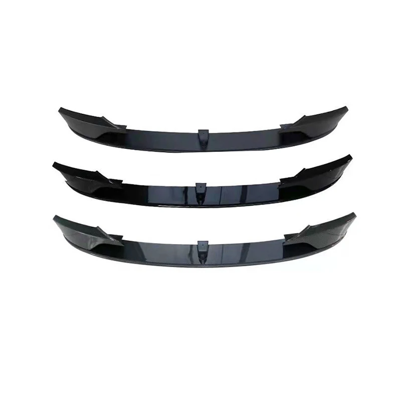 Damei Factory Customized Gloss Black M Pack Splitter Carbon Fiber Look M Performance Front Lip For  3 Series F34